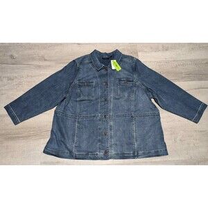 Denim Utility Jacket - Blue